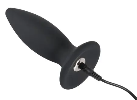 Black Velvets Plug M Rechargeable Intimate Massager, 7 Modes, Black