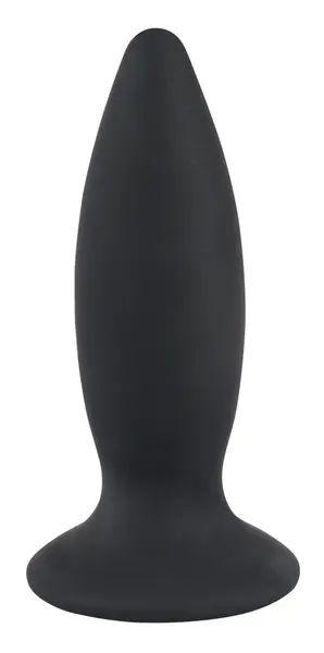 Black Velvets S Vibracioni Silikonski Čep Punjiv, 11 cm, Crni