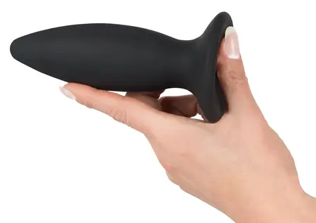 Black Velvets S Vibracioni Silikonski Čep Punjiv, 11 cm, Crni