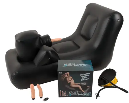 Dark Magic Inflatable Bed Set with Adjustable Motion & Remote Control