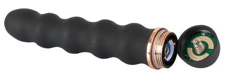 You2Toys Bendy Wavy Flexible Vibrator Black 17 cm Silicone