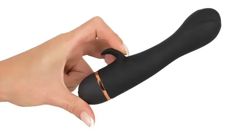 You2Toys Bendy Flexible Vibrator Black 20 Modes Silicone 16.4cm