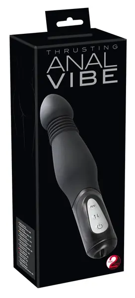 You2Toys Crna Analna Mašina sa Pokretom, 23.5 cm, 7 Modova, Silikon