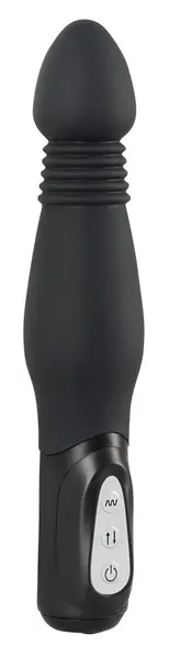 You2Toys Crna Analna Mašina sa Pokretom, 23.5 cm, 7 Modova, Silikon