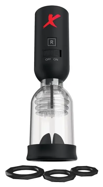PDX Elite Tip Teazer Power Pump Intimni Usisni Trener Crni 24.2 cm