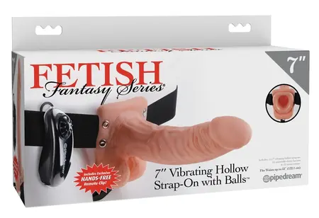 Fetish Fantasy Šuplji Vibrirajući Strap-On 18.9 cm Podesivi Pojas