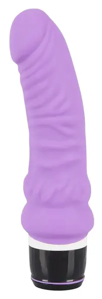 Vibra Lotus Silicone Intimate Massager 7 Modes Purple 17.8 cm