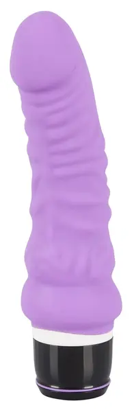 Vibra Lotus Silicone Intimate Massager 7 Modes Purple 17.8 cm