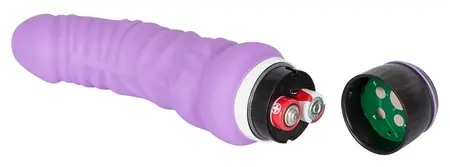 Vibra Lotus Silicone Intimate Massager 7 Modes Purple 17.8 cm