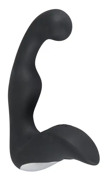 Rebel Prostate Plug Punjivi Fleksibilni Maser Crni 14.6 cm