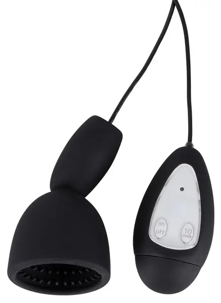 Sweet Smile Glans Vibrating Device Black, 10 Modes, Compact Size