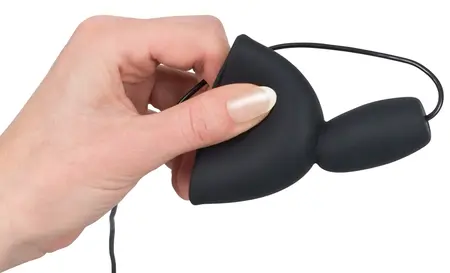 Sweet Smile Glans Vibrating Device Black, 10 Modes, Compact Size