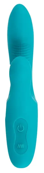 Javida Vibrator Turquoise Dual-Motor 18.4 cm Silicone Intimate Device