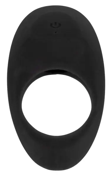 Lust Black Vibrating Intimate Ring Silicone USB Rechargeable 9 cm