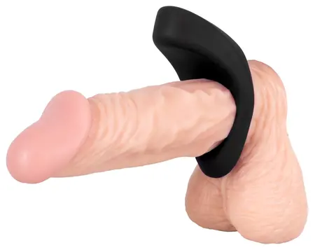 Lust Black Vibrating Intimate Ring Silicone USB Rechargeable 9 cm