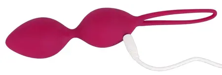 Lust Love Balls Berry - Rechargeable Silicone Intimate Trainer, 10 Modes