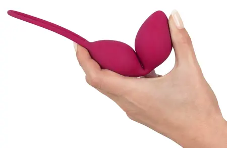 Lust Love Balls Berry - Rechargeable Silicone Intimate Trainer, 10 Modes