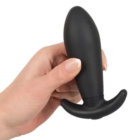 You2Toys Black RC Vibro Plug - Remote-Controlled Silicone Plug 12cm