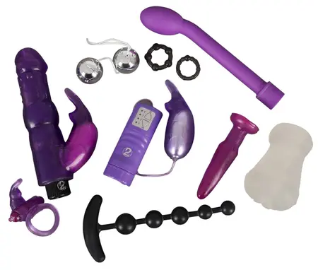 You2Toys Power Box Kit 10-Piece Multifunctional Set Purple & Black