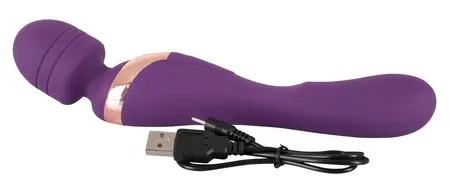 Javida Dvostruki Maser Fleksibilni Dvokraki Ljubičasti Silikon 21.8 cm