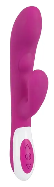 Javida Heating Vibe Intimni Maser sa Dva Motora, Ljubičasta, 22 cm