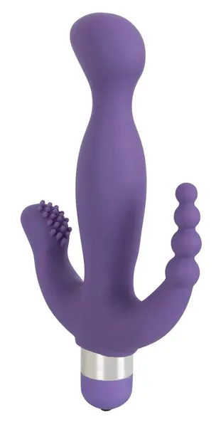 You2Toys 3 Pointer Multi-Zone Vibrating Device Purple 20.5cm