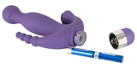 You2Toys 3 Pointer Multi-Zone Vibrating Device Purple 20.5cm