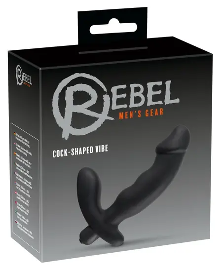 Rebel Crni Intimni Vibe sa Perinealnim Stimulatorom 15cm Silikon