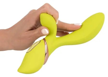 You2Toys Julie Dual-Action Vibrator Flexible Silicone Pink 20cm