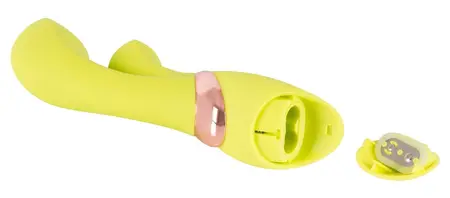 You2Toys Julie Dual-Action Vibrator Flexible Silicone Pink 20cm