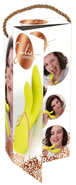 You2Toys Julie Dual-Action Vibrator Flexible Silicone Pink 20cm