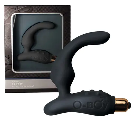 Rocks Off O-Boy 7 Black - Intimate Wellness Device, 7 Modes, Silicone