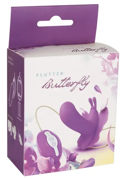 You2Toys Flutter Butterfly Vibrating System Purple 7 Modes 95cm
