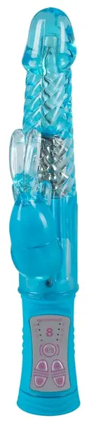 You2Toys Sugar Babe Blue Multi-Function Rotating Intimate Device 22cm
