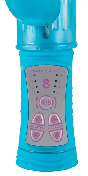 You2Toys Sugar Babe Blue Multi-Function Rotating Intimate Device 22cm