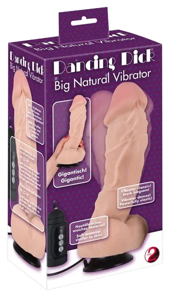 You2Toys Dancing Dick Rotating Flexible Vibrator Skin 22cm