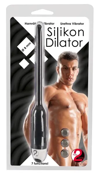 You2Toys Dilator Black 7-Mode Flexible Silicone Intimate Device 19cm