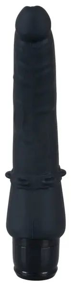 Vibra Lotus Black Fleksibilni silikonski stimulacioni uređaj 25 cm