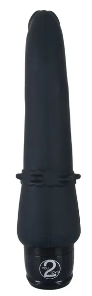 Vibra Lotus Black Fleksibilni silikonski stimulacioni uređaj 25 cm