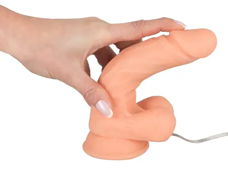 Realistixxx Real Nice Guy Vibrating Model with Suction Cup 18 cm Beige