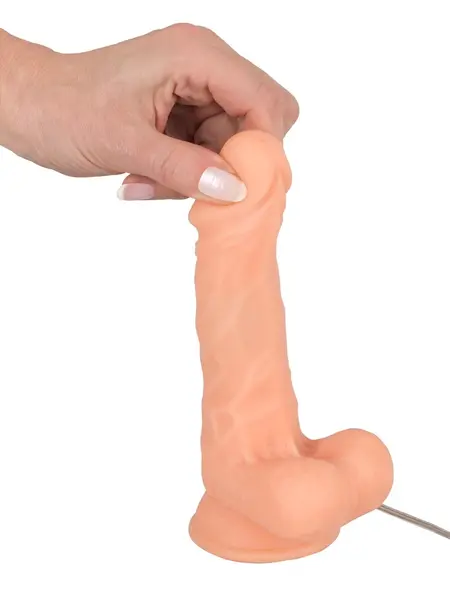 Realistixxx Real Nice Guy Vibrating Model with Suction Cup 18 cm Beige