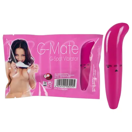 You2Toys G Mate Classic Vibrator Magenta 15.5cm ABS Waterproof