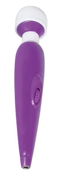 Passion Pointer Mini Wireless Massage Wand, Adjustable Vibration, Purple