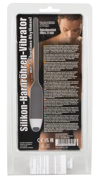 You2Toys Dilatator Vibrirajući Sivi 19 cm - Fleksibilni silikonski uređaj