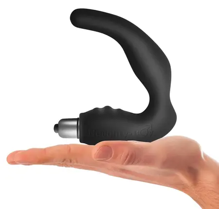 Rocks-Off Naughty-Boy Black 7-Speed Intimate Wellness Massager Silicone