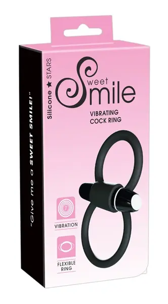Sweet Smile Skill Silicone Dual-Ring System with Removable Vibro-Bullet