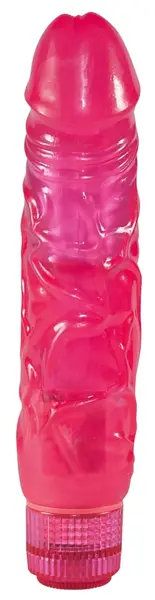 You2Toys Pink Love Veliki intimni masažer 22cm Transparentno roze
