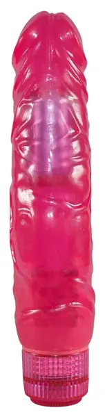 You2Toys Pink Love Veliki intimni masažer 22cm Transparentno roze