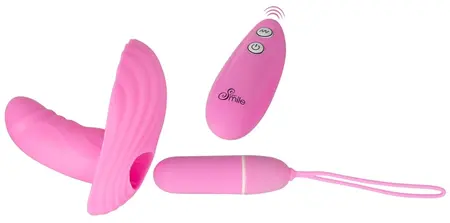 Sweet Smile Shelly RC Bežični panty uređaj Silikon Roze Daljinski 7 režima