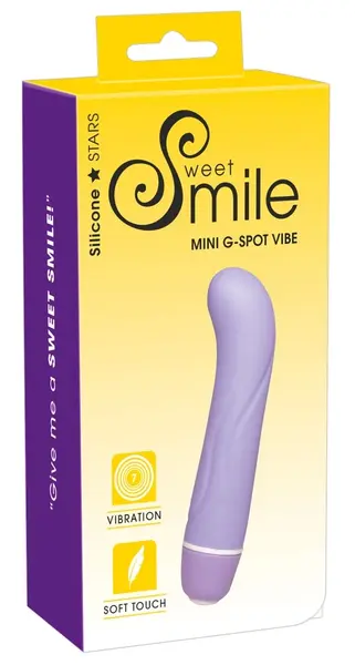 Sweet Smile Mini-G Kompaktni vibrator Ljubičasti Silikon 12.4cm